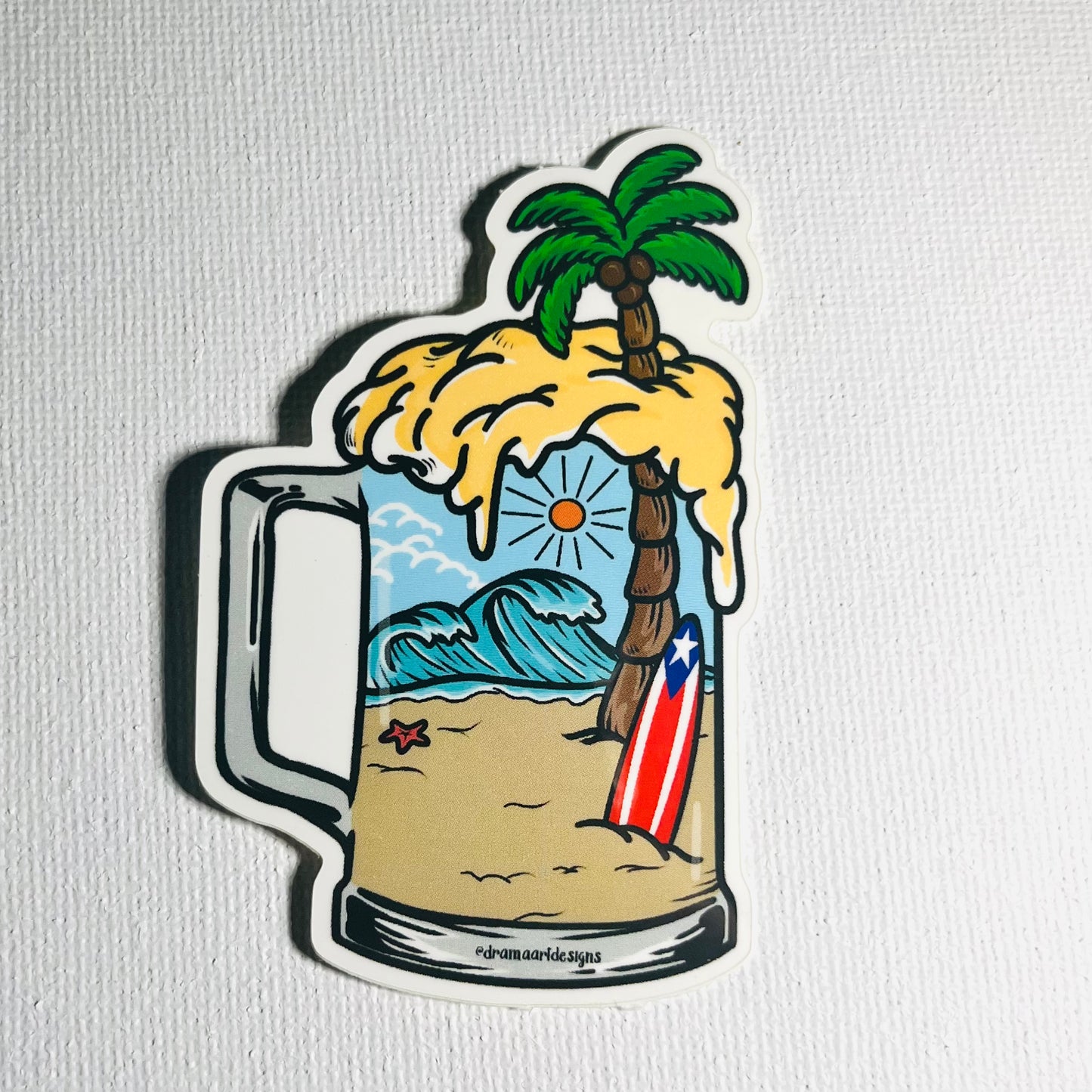 Cerveza Boricua - Sticker