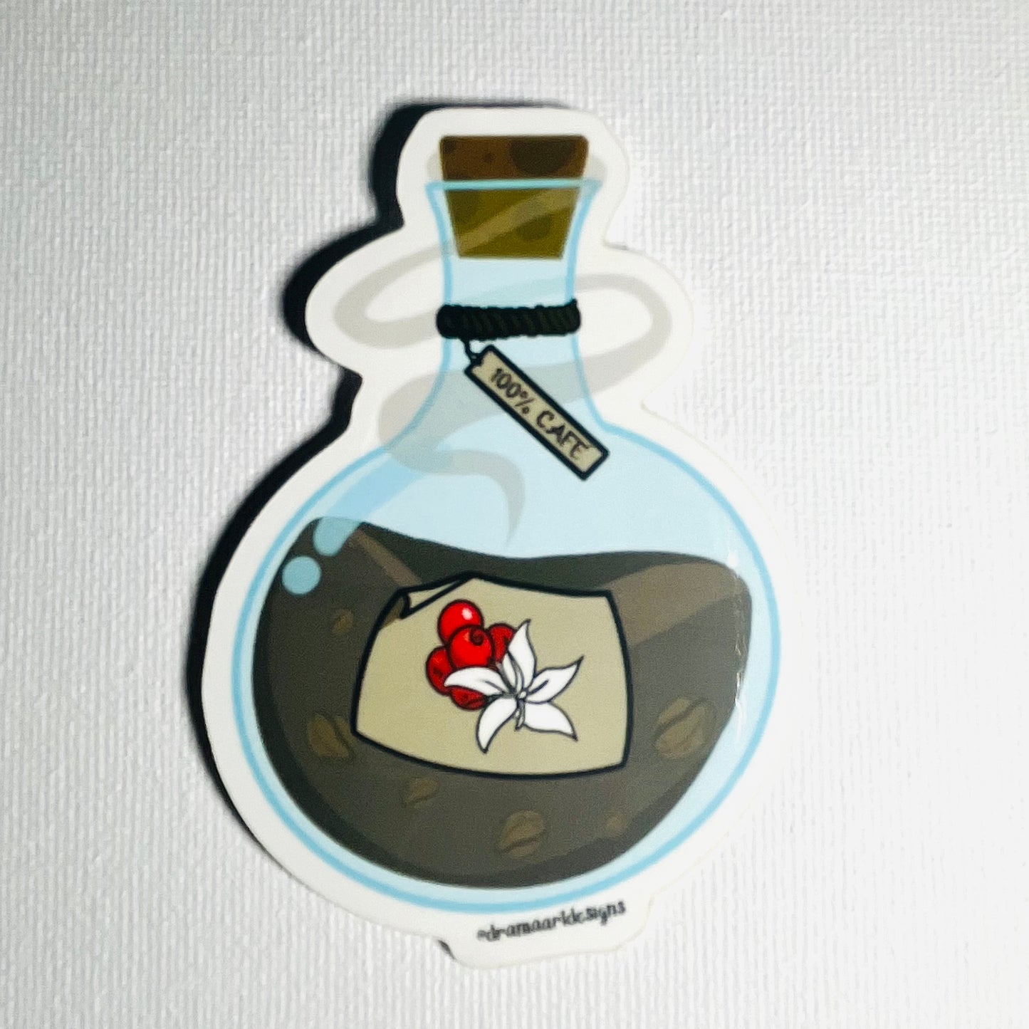 100% Café - Sticker
