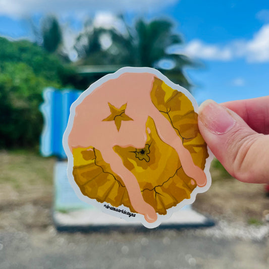 Tostón Boricua - Sticker