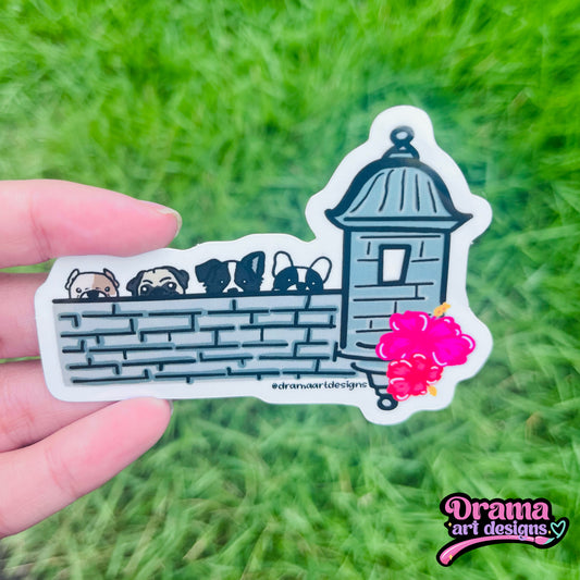 Perritos en San Juan - Sticker