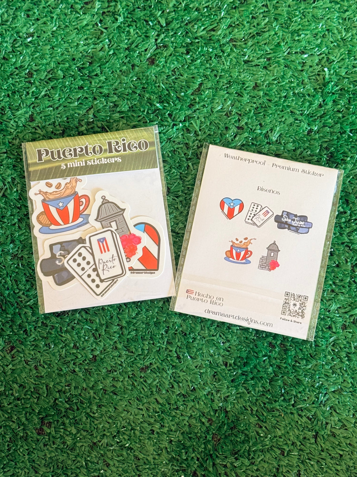Puerto Rico - Set Mini Stickers