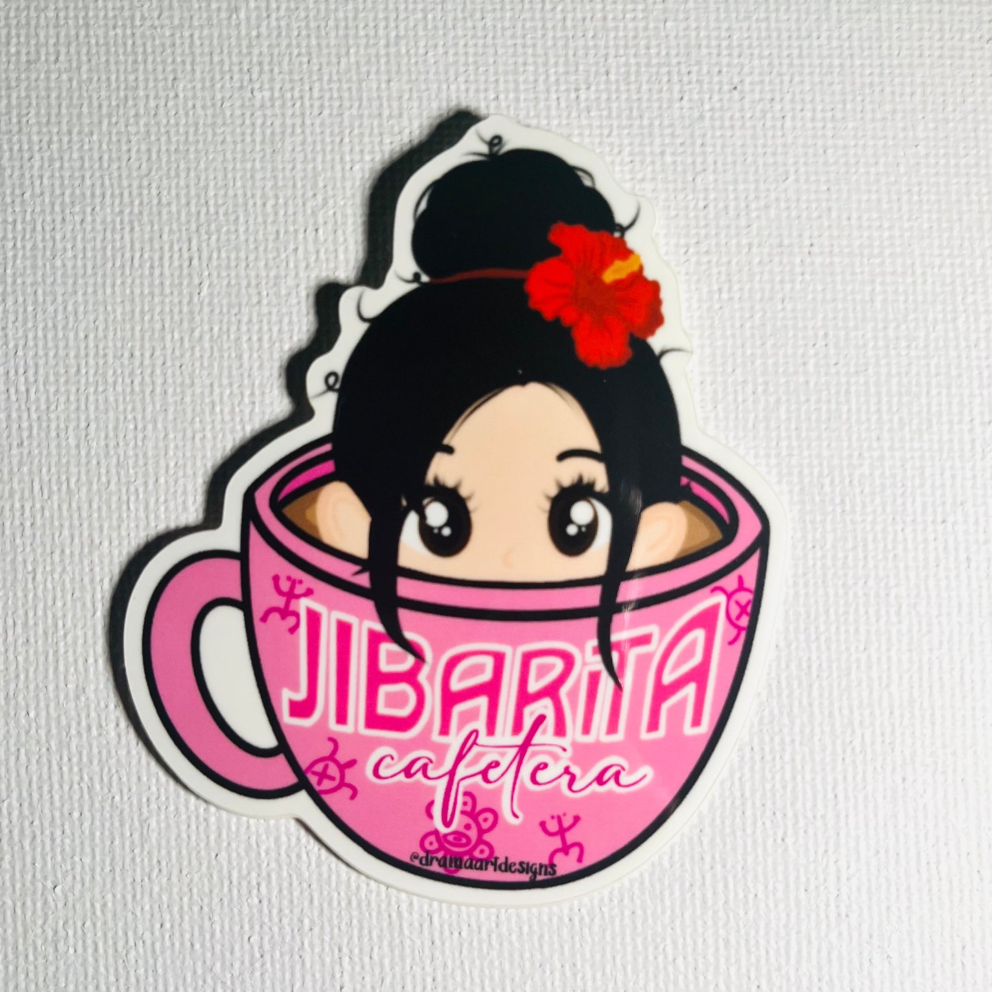 Jibarita Cafetera - Sticker