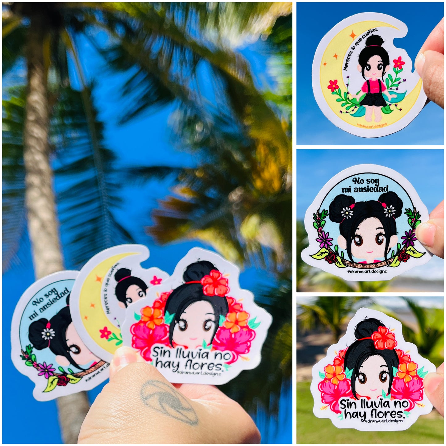 Florece - (3) Sticker Set