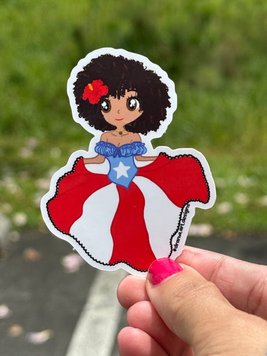 Bailarina Bomba (Morena) - Sticker