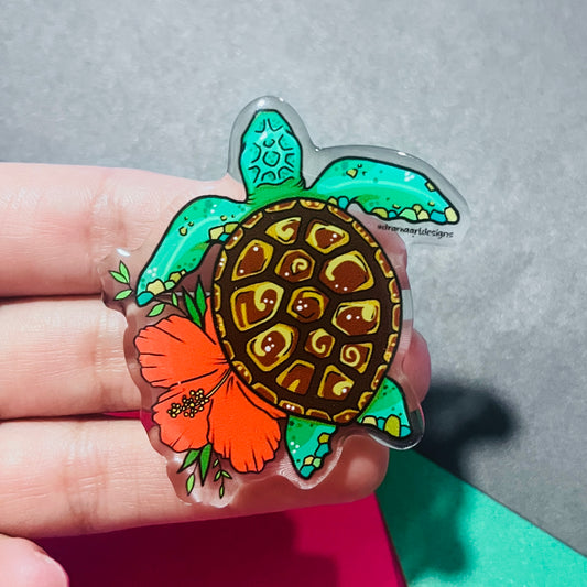 Tortuga - Pin Acrílico