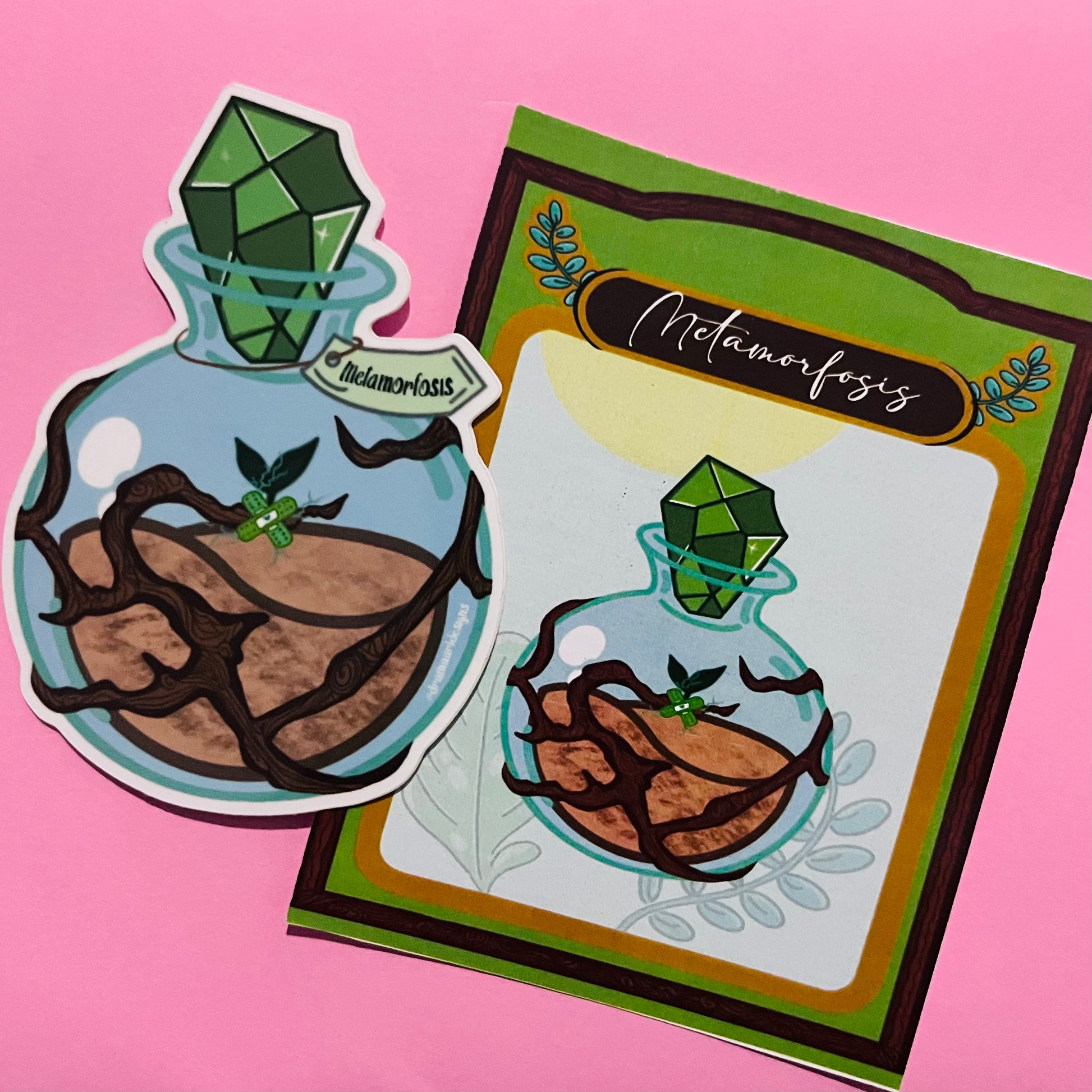 Metamorphism Sticker Metamorfosis - Sticker – Drama Art Designs