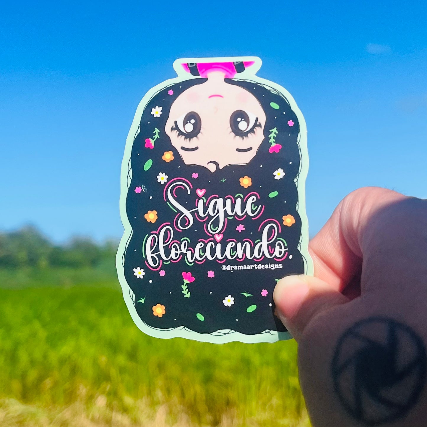 Sigue Floreciendo - Sticker